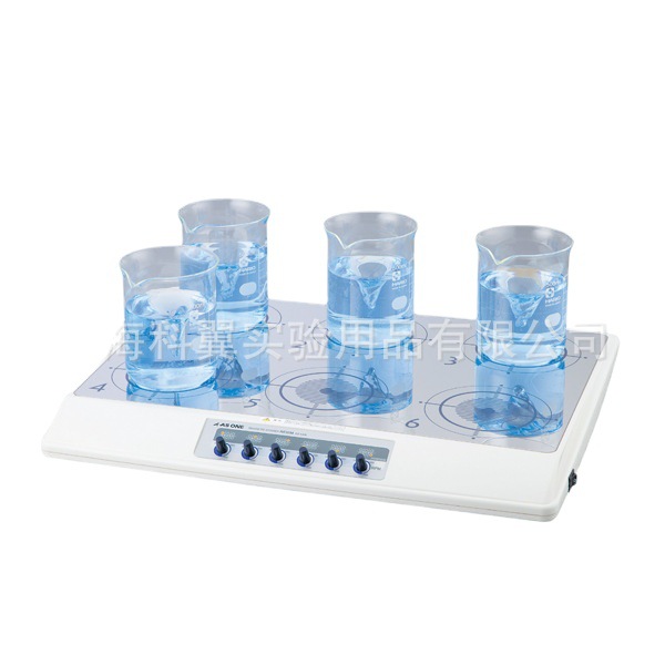 日本Asone/亚速旺数显磁力搅拌器RS-6AN 不锈钢面板