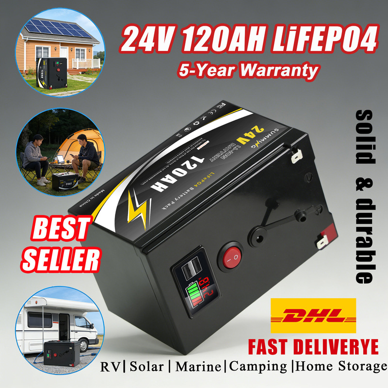 Cross-border exclusive supply of 24V 120AH lithium iron phosphate battery pack, USB power display is hot-selling overseas Cross-border exclusive supply of 24V 120AH lithium iron phosphate battery pack, USB power display is hot-selling overseas