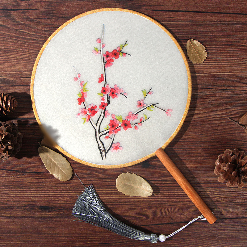 Bordado DIY auto bordado a mano principiante material de ventilador de banda banda banda de bordado cinta de bordado bolso de bordado su