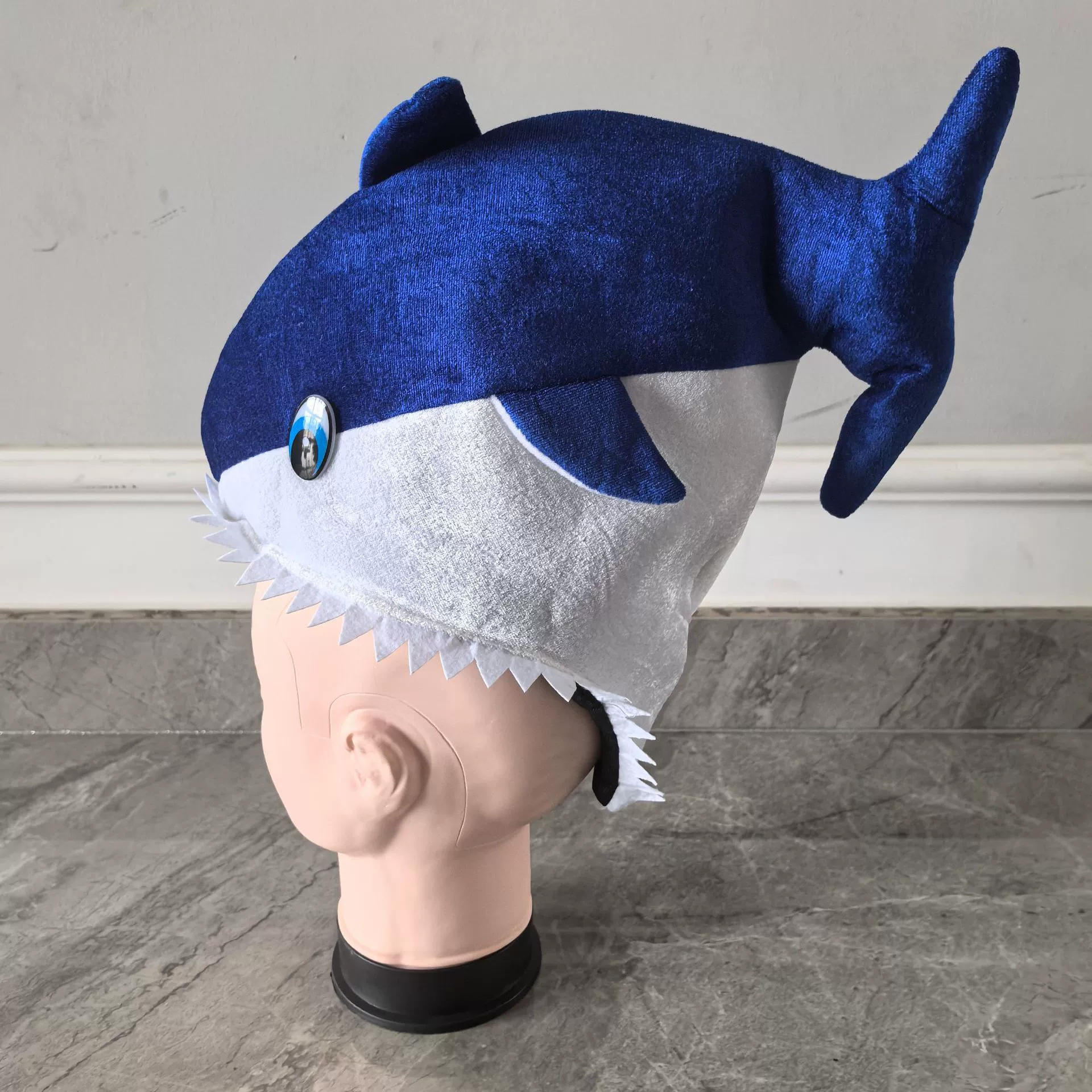 Shark, funny hat