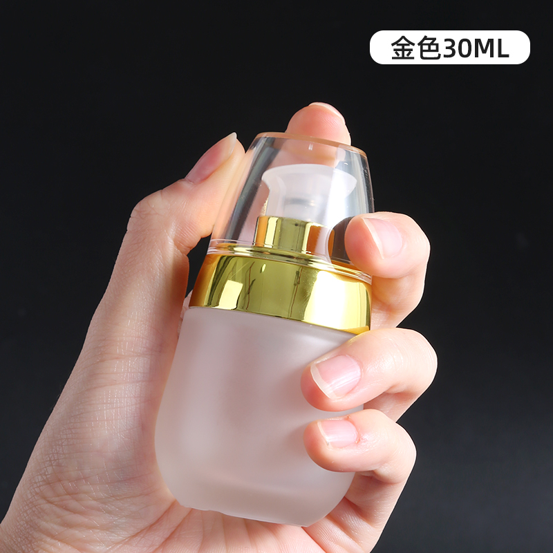 Viaje botella de cosméticos prensado base líquido portátil desmaquillaje líquido pequeño botella vacía loción botella de pulverización set