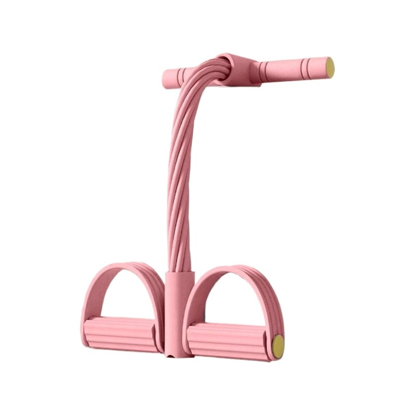 Upgraded 8-Strand Foot Pedal Resistance Band for Home Exercise, Suitable for Yoga, Waist and Back Shaping, and General Fitness Workouts