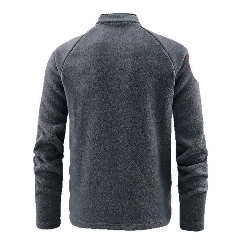 New style stand-neck fleece pullover European-size primer with round neck and fleece long-sleeved sweater