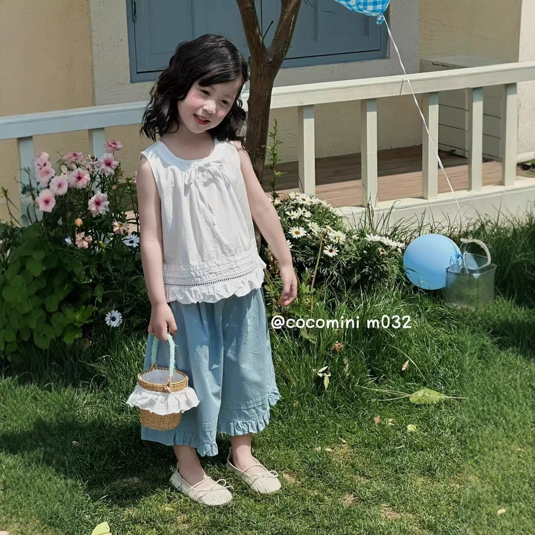 Детский комплект, хлопковые брюки, корейский стиль
