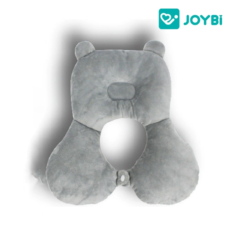 Трансграничная детская подушка для шеи подголовник на заказ тележка для защиты шеи Противоударная хлопковая детская подушка для новорожденных с защитой от отклонения подушка в форме головы