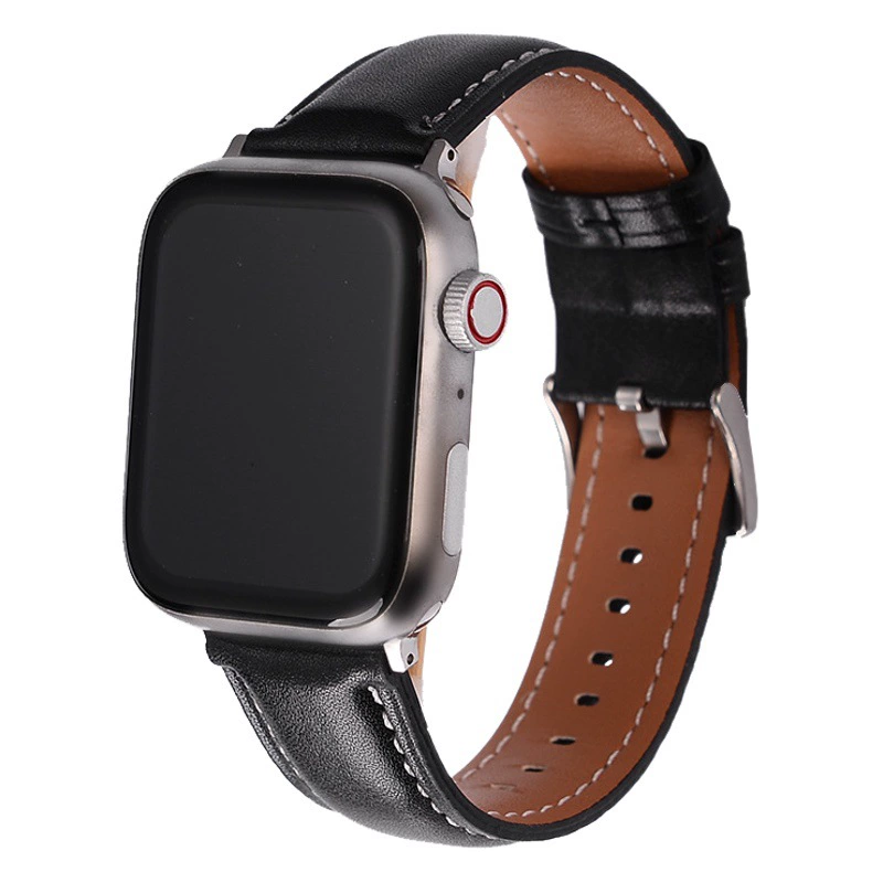 Подходит для Apple iwatch SE8/7/6 ремешок для часов Huawei Honor Samsung ремешок для часов из микрофибры кожа быстросъемная гидравлическая пряжка