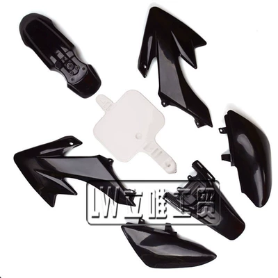 Motorcycle Plastic Shell Crf50 Little, Digər kuzov və aksesuarlar - black-6-black-1-white