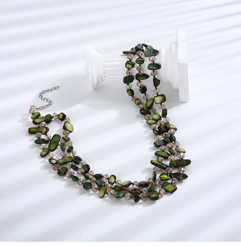 105g Weight Necklace Classification Shell Chain Material Beaded Chain Chain Type 1 Piece Quantity Holiday, Travel Occasion Shell Material Geometric Pattern Women's Gender Vacation, Simple Style Style Vacation Simple Style Geometric Shell Beaded Chain Beaded Necklaces Wholesale 8