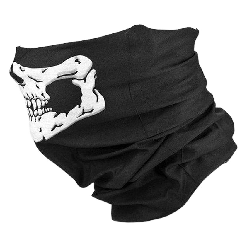 Skull seamless headscarf outdoor cycling sports mask Halloween props multifunctional windproof magic headscarf
