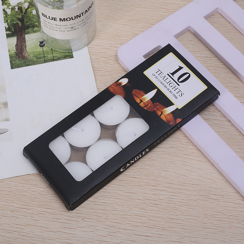 Nueva vela cilíndrica prensada vela de té festivales romántica vela de agua flotante escena de fiesta de cumpleaños suministros