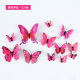 12 color 3d simulation butterfly TV background wall decoration butterfly children's room PVC simulation butterfly