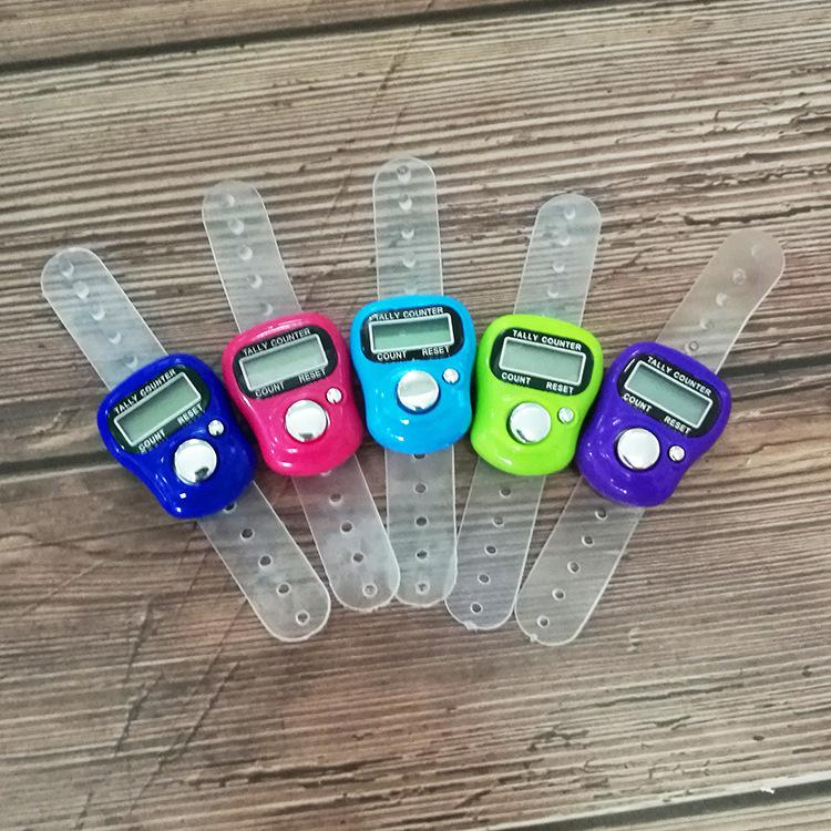 指カウンターの指輪の点数器の電子カウンターのミニリングのデジタル表示のカウンターの現物の卸売り|undefined