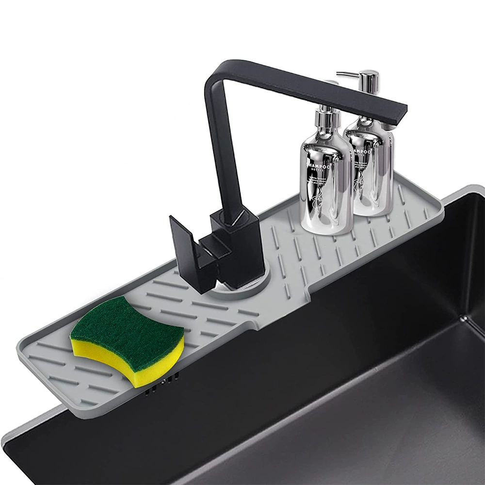 Трансграничная поставка силиконовых прокладок для смесителей, многофункциональных складных поддонов для раковины, брызгозащитных столешниц, готовых запасов для кухни и ванной комнаты.