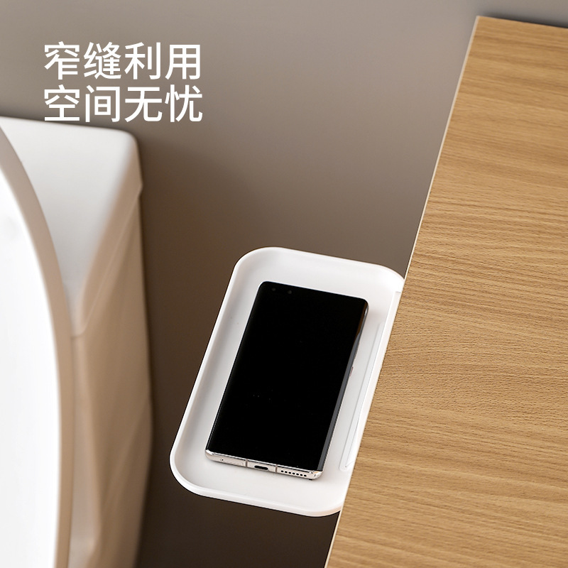 ファソラ浴室物置棚穴なし壁掛け洗面台収納板折りたたみ式壁掛け収納棚|undefined