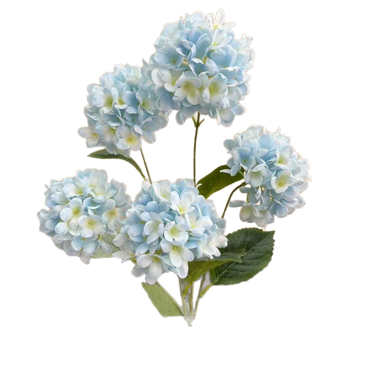 Flor azul cielo flor de bodas flor de seda flor de bodas flor de decoración de flor de vestíbulo flor de techo suave