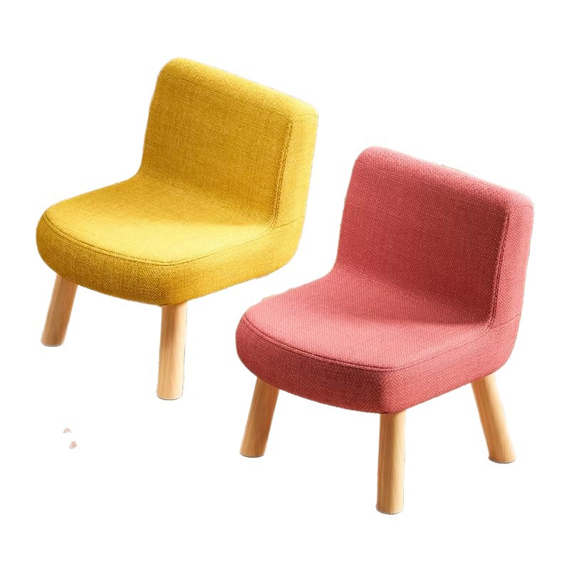 Taburetes de respaldo para el hogar sillas pequeñas taburetes de salón taburetes de mesa taburetes de madera simple taburetes para adultos taburetes pequeños sofá taburetes