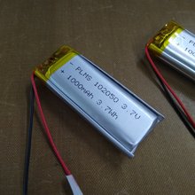 PLMS品牌102050聚合物锂电池1000mah3.7V手机麦克风电池现货批发