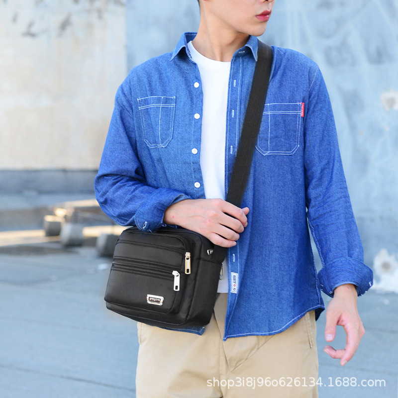 Bolsa de negocios para hombres y mujeres billetera de nylon bolsa de carga de lona cajero hombro bolsa de mensajero bolsa de tela oxford bolsa de negocios