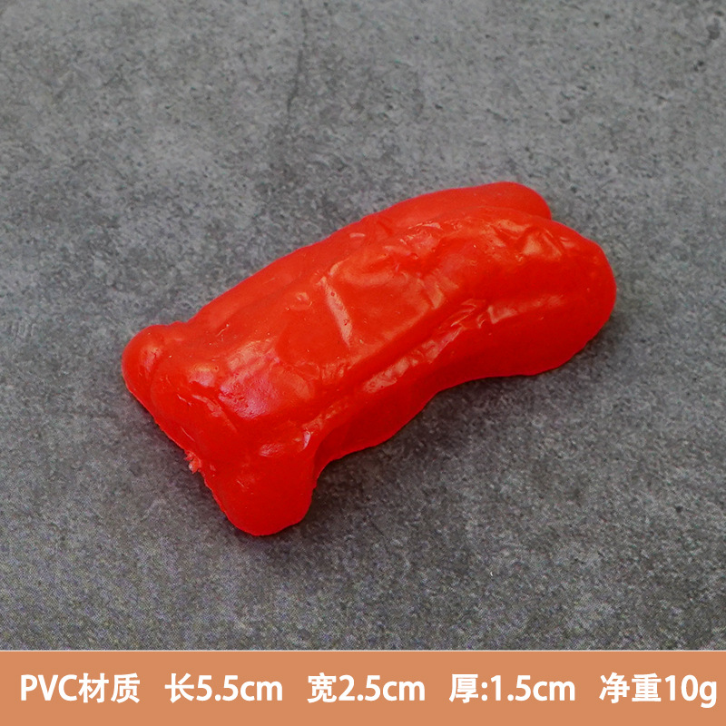 Simulación de material de olla caliente modelo de plato falso shiitake granos de maíz soja calamar kelp lotus piezas de tofu de bambú props