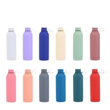 跨境美式小口瓶带提手高颜值大容量不锈钢保温杯户外运动便携水杯