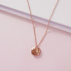 Necklace stainless steel, pendant, accessory, does not fade, simple and elegant design, internet celebrity