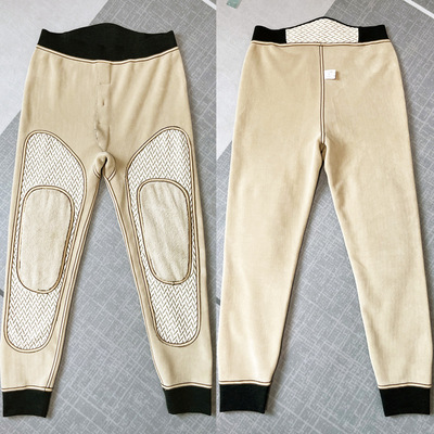 Autumn and winter Plush thickening Knee pads Warm pants man Large cotton-padded trousers Add fertilizer enlarge Paige Leggings