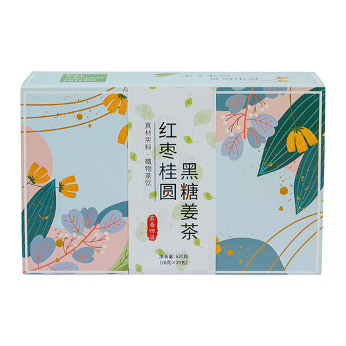 Wholesale Red Sugar Ginger Jujube Tea, Black Sugar Ginger Jujube Tea, and Flower Tea Combination for menstrual cramps, Red Sugar Ginger Jujube Tea