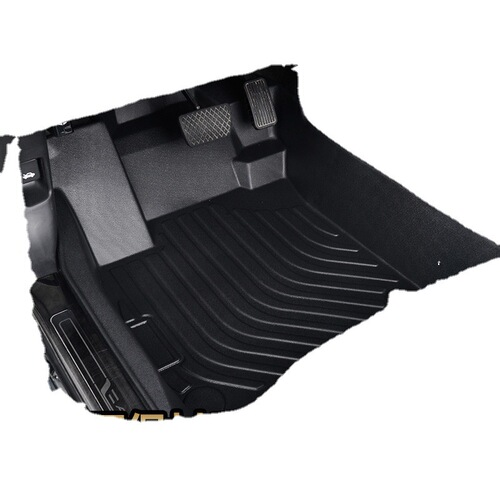 Factory Wholesale Special Car TPE Auto Floor Mat Cross-border 5-Seat 7-Seat Driver & Passenger Rear Cargo Mat Double Layer Thickened