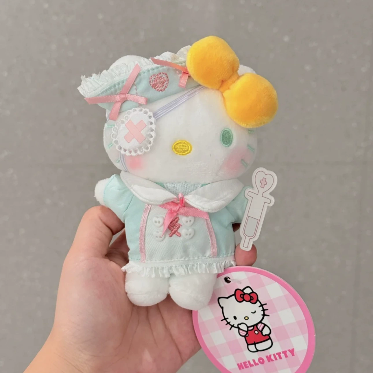 Hello Kitty, sanrio, оригинальная плюшевая подвеска, кукла, брелок, украшение сумки
