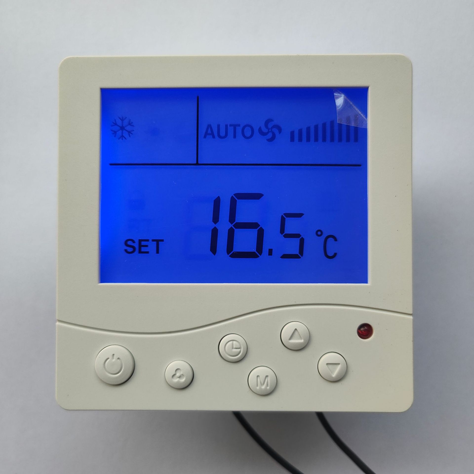 风机盘管控制器中央空调智能液晶温控器三速开关控制面板水机系统