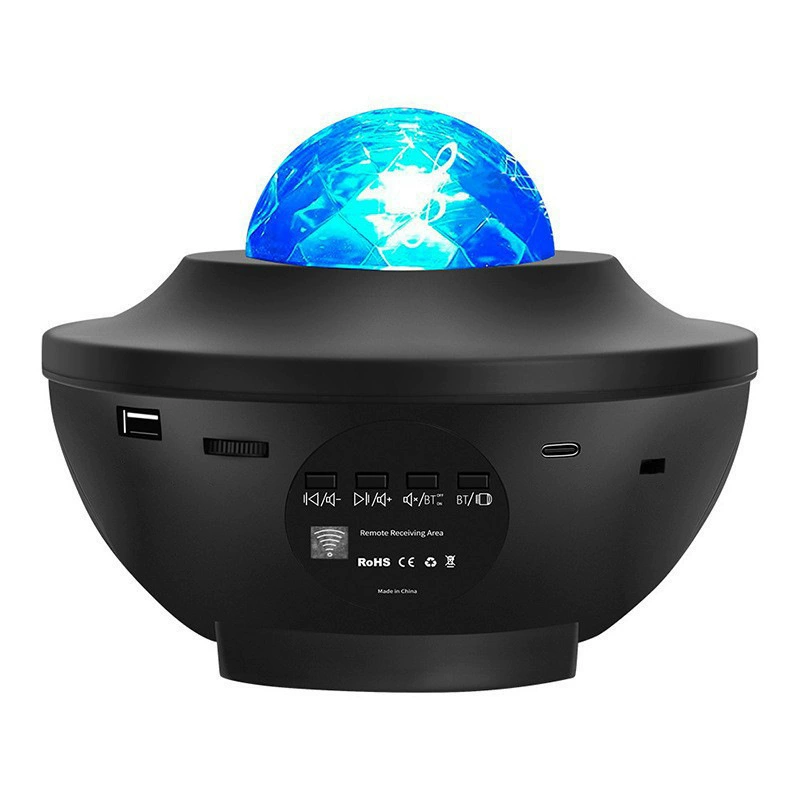 Star Projection Lamp, Bluetooth Night Light with Laser, 10 Modes & 1/2h Timer, 4W USB