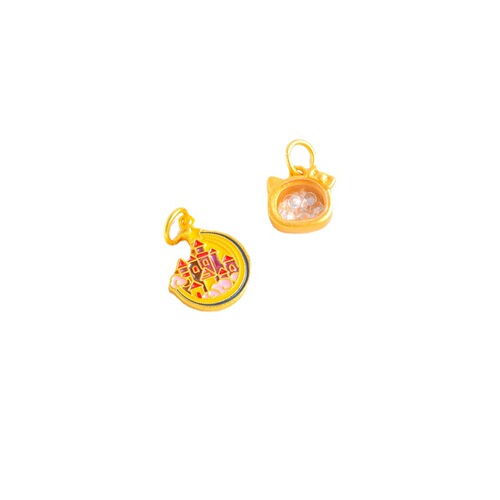 Long lasting sand gold diy peanut transfer beads diy lily of the valley abacus blessing cat castle magic wand pendant