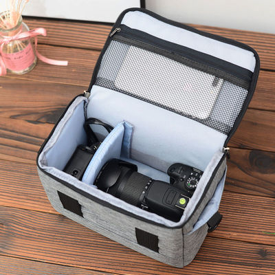 Monosyllabic reaction camera bag outdoors Camera bag One shoulder Diagonal men and women currency Portable Digital Camera bag Amazon Manufactor