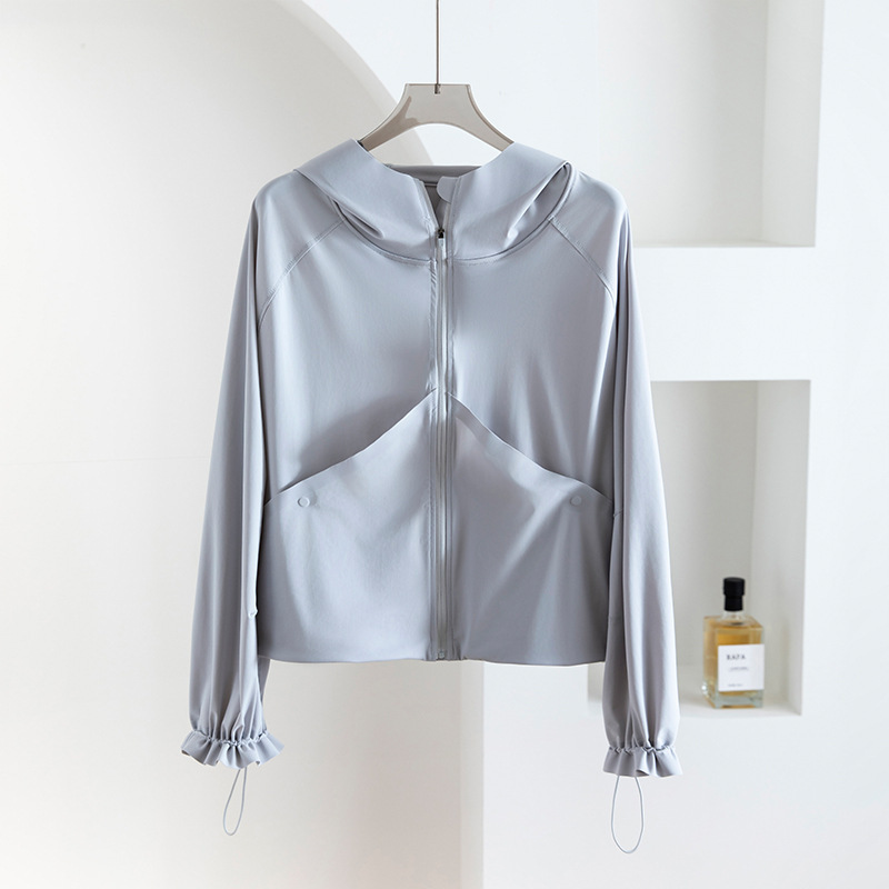 Nueva ropa de protección solar de alta calidad sin marcas confortable de verano para mujeres transpiración deportiva al aire libre anti-UV sombra solar