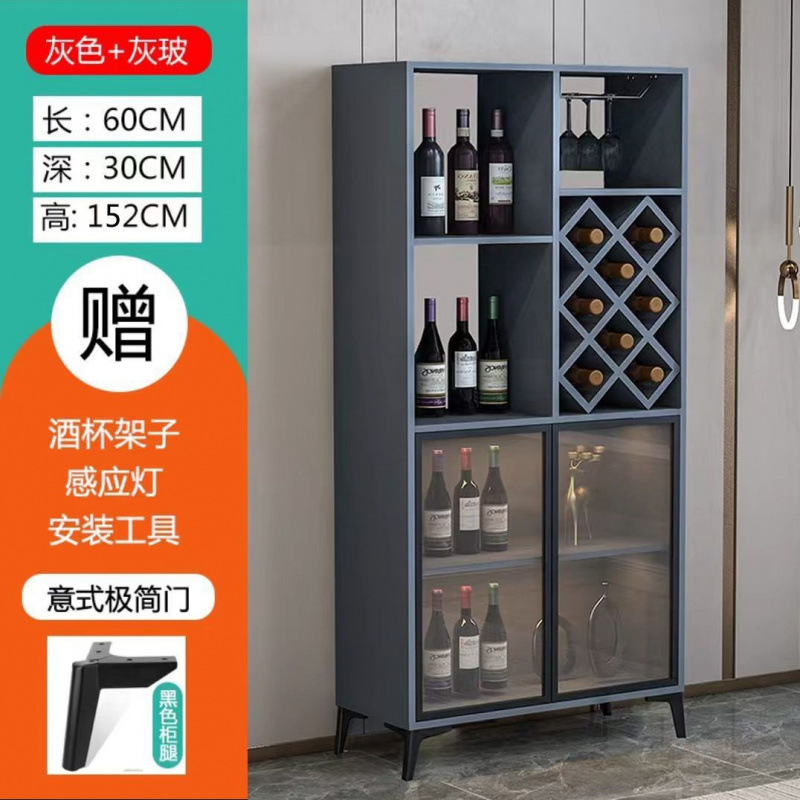 Большая длина 60 премиум серый + серое стекло