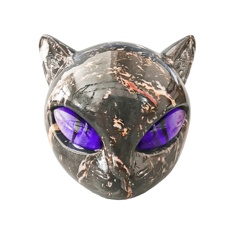 亚马逊Luxury Black Cat Stone Sculpture 奢华黑猫石雕树脂典雅|undefined