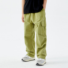 DK童装秋装日系男童工装裤黑色中大童儿童多袋休闲裤男孩长裤子潮