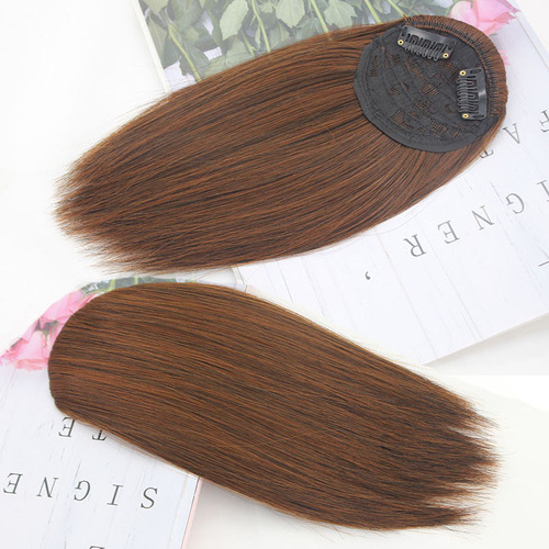 Wig pad hair root patch invisible one-piece thickening on both sides to increase hair volume and fluffy top of head replacement hair pad for women