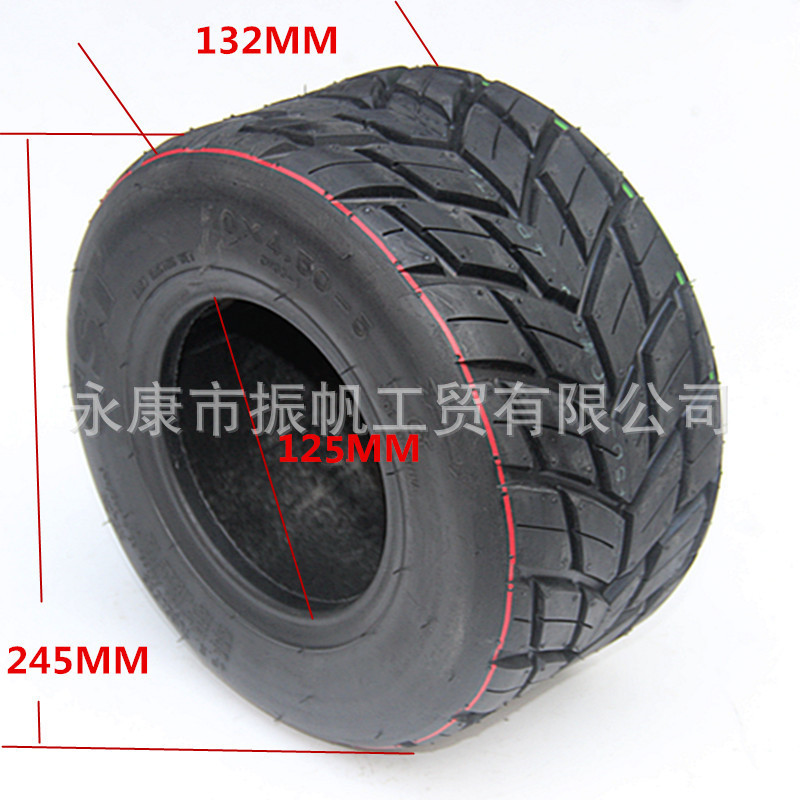 Non-Slip Wear-Resistant Tires 11X 7.1-5inch 10X4.50-5 Kart Rain Tire Track Competitive Cst Tire