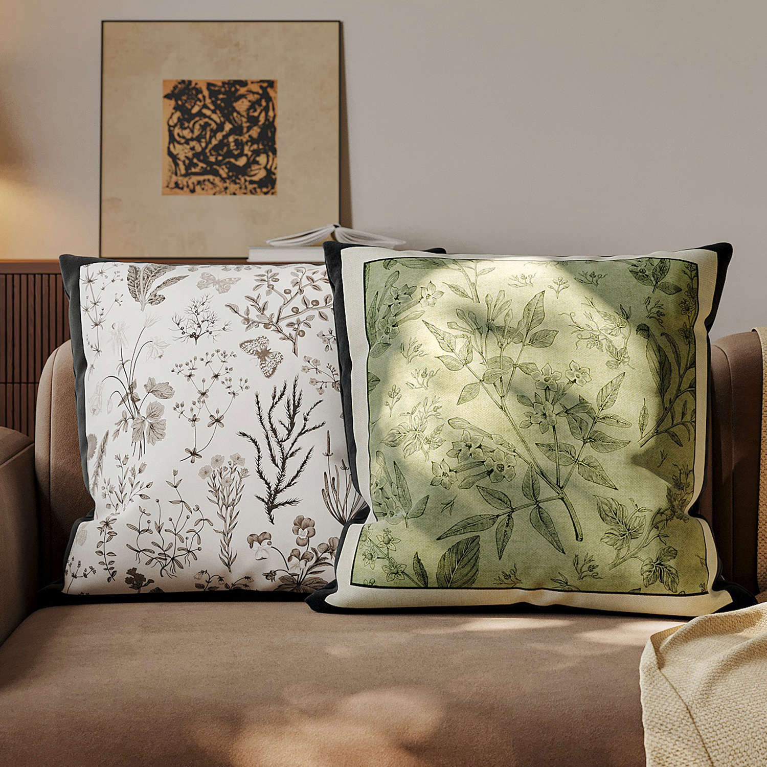 Chinese-Style Floral Retro Throw Pillow for Living Room Sofa Versatile Universal Atmosphere Pillowcase Lumbar Pillow Back Pillow Nap Pillow Car Pillow