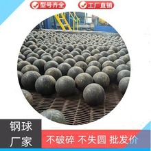 厂家供应球磨机耐研磨钢球 热轧钢锻 合金钢锻 合金钢球6厘米直径