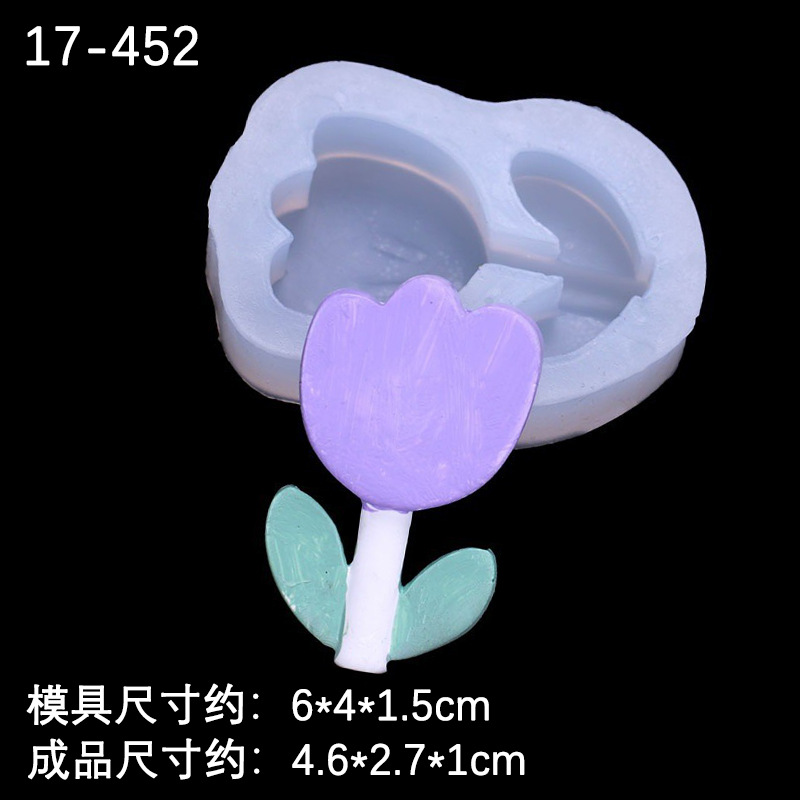 Molde de Silicona con Forma de Flor Animada para Decoración de Mesa image 6