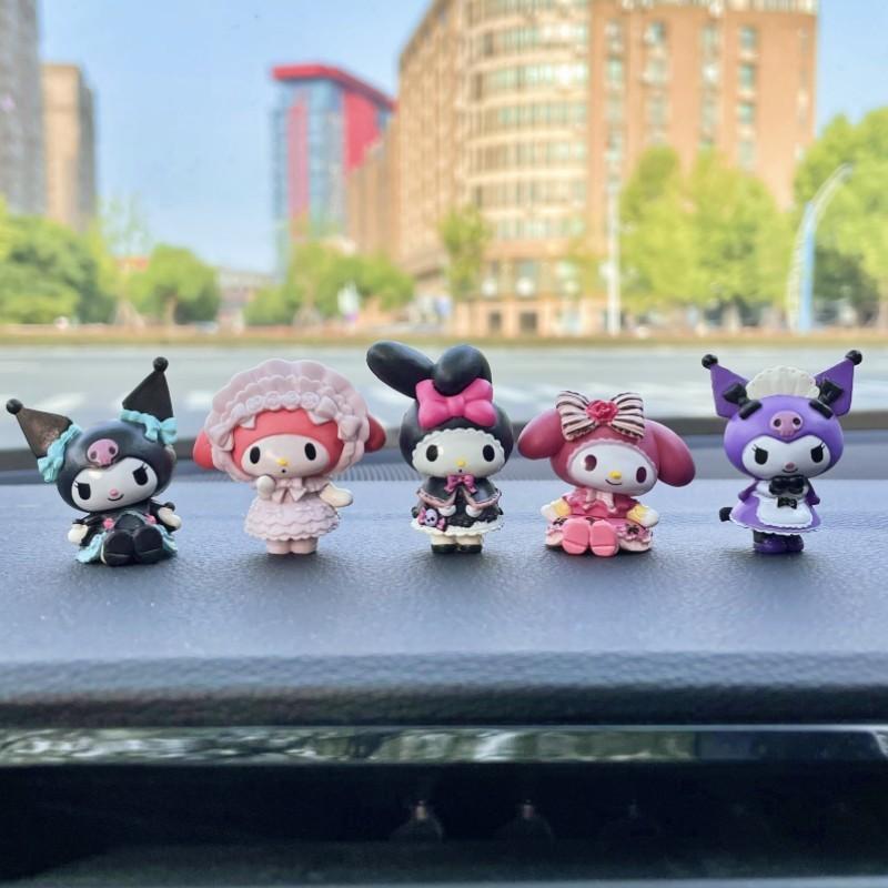 Car Ornaments Lolita Kuromi Melody Battery Electric Car Motorcycle Motorcycle Car Central Control Decorations