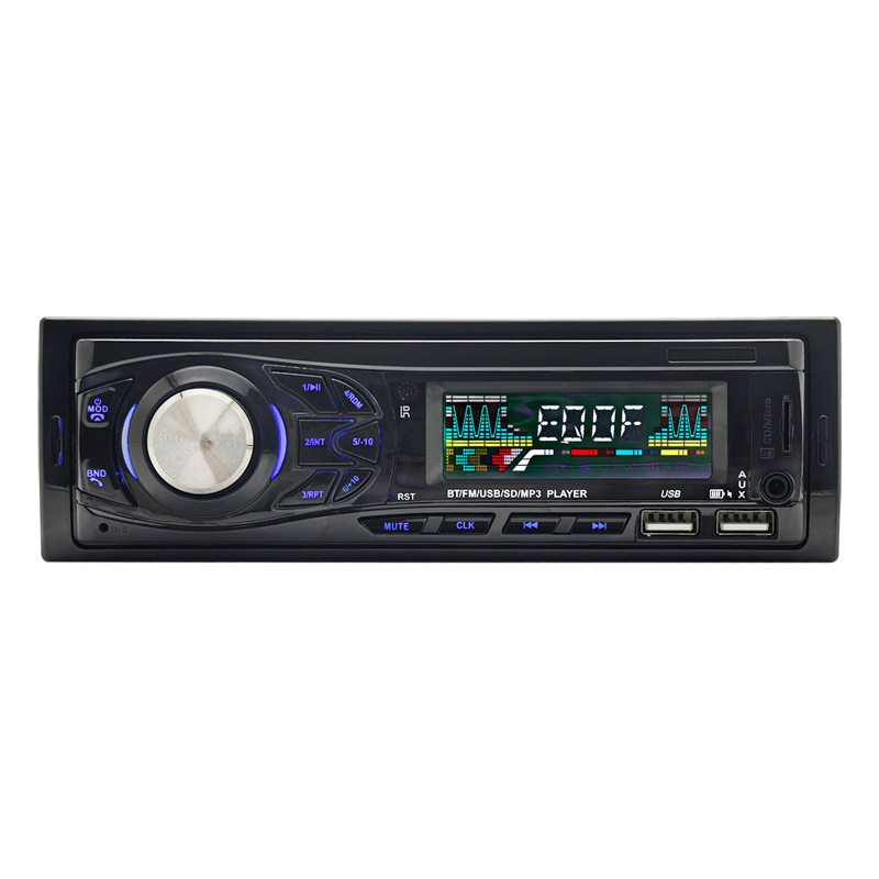 Universal en coche FM radio estéreo tarjeta TF carga USB dual coche reproductor de MP3 conexión Bluetooth 3015