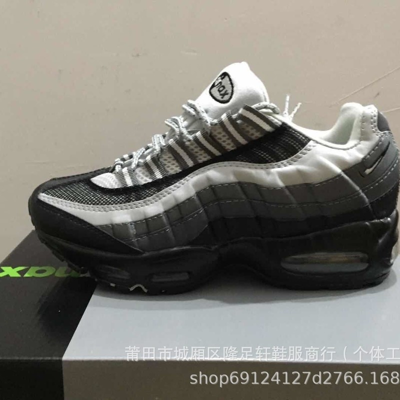 男式运动单鞋气垫减震户外休闲弹簧跑步鞋女鞋大码AIRMAX95舒适|undefined