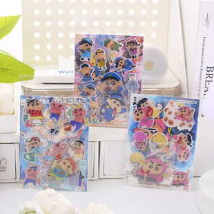 Crayon Small New Big Movie Commemorative Sticker Genuine Cartoon Animation Peripheral Hand Account Decoration Sticker Children's Sticker