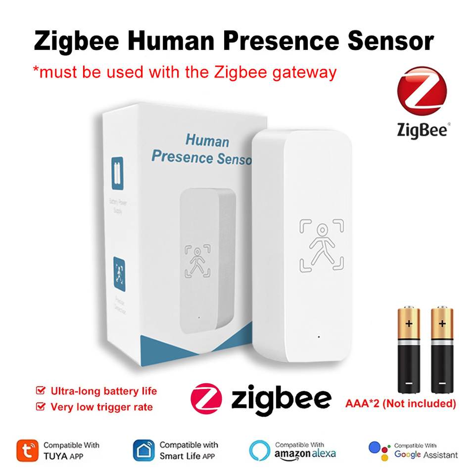 Tuya涂鸦Zigbee人类存在探测器智能24GHz雷达探测器身体PIR传感器