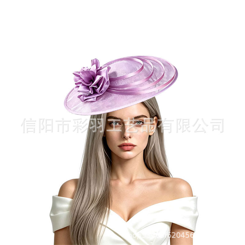 Amazon's best-selling fashionable fascinator hat for horse racing festivals, tea parties, evening banquets, and parties, featuring an exaggerated and stylish design