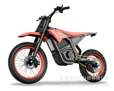 Cross-border wholesale from US warehouse, Elektrikli motosikletlər - carbon-fiber-red-48v20ah