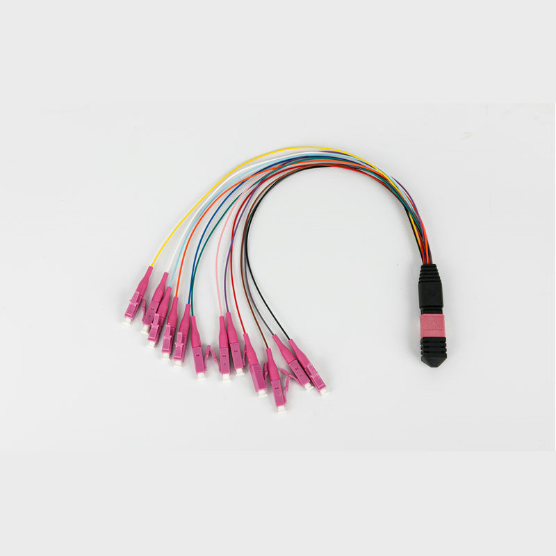 MPO-LC OM4 12芯预端接尾纤缆预端接主干光缆电缆电信级连接线